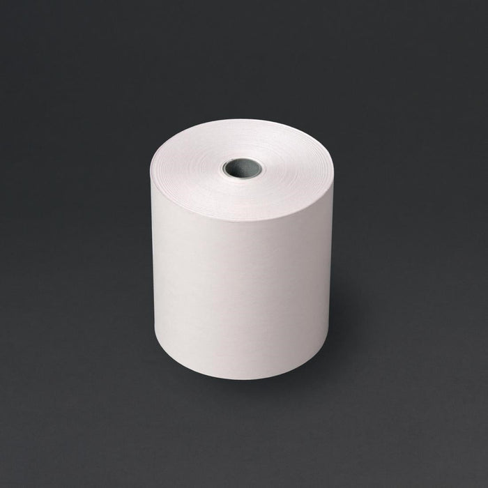 Olympia Non-Thermal 2ply White and Pink Till Roll 76 x 71mm (20 Pack) Olympia