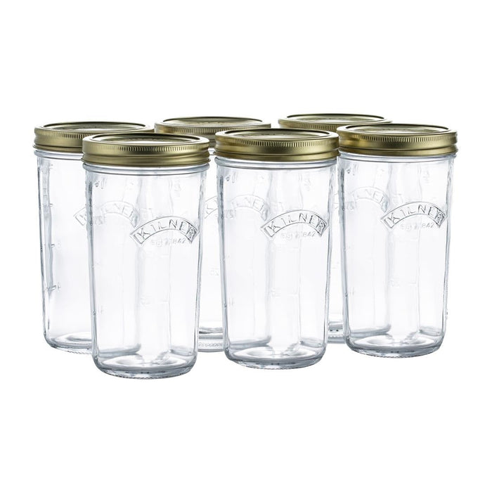 Kilner Wide Mouth Jars 500ml (6 Pack) Kilner