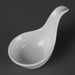 Olympia Whiteware Miniature Spoon Shape Dipping Bowls 57x 57mm (12 Pack) Olympia