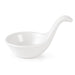 Olympia Whiteware Miniature Spoon Shape Dipping Bowls 57x 57mm (12 Pack) Olympia