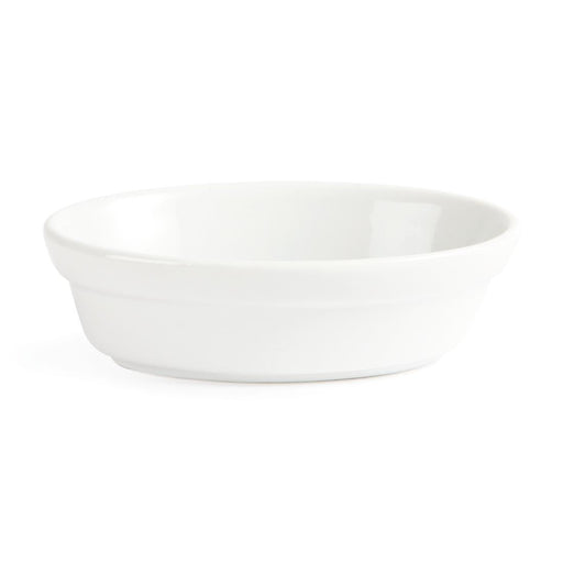 Olympia Whiteware Oval Pie Bowls 145mm (6 Pack) Olympia
