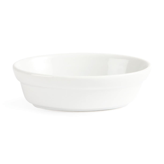 Olympia Whiteware Oval Pie Bowls 145mm (6 Pack) Olympia