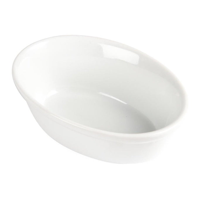 Olympia Whiteware Oval Pie Bowls 161mm (6 Pack) Olympia
