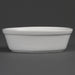 Olympia Whiteware Oval Pie Bowls 161mm (6 Pack) Olympia