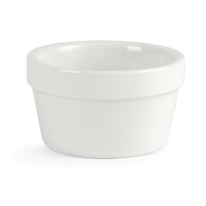 Olympia Whiteware Mediterranean Ramekins White 77mm (6 Pack) Olympia