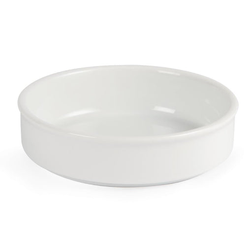 Olympia Mediterranean Stackable Dishes White 134mm (6 Pack) Olympia