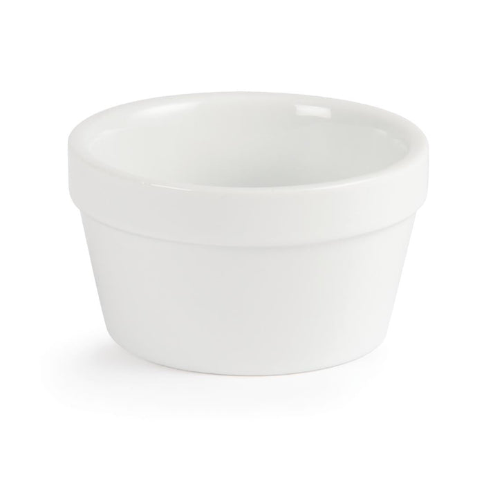 Olympia Whiteware Mediterranean Ramekins White 95mm (6 Pack) Olympia