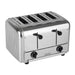 2.7kW. 4 Slots. Colour: Stainless steel