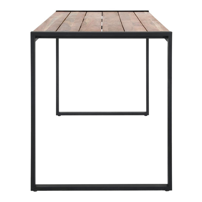 Bolero Steel and Acacia Industrial Bar Table 1800x900mm Bolero