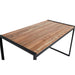 Bolero Steel and Acacia Industrial Bar Table 1800x900mm Bolero