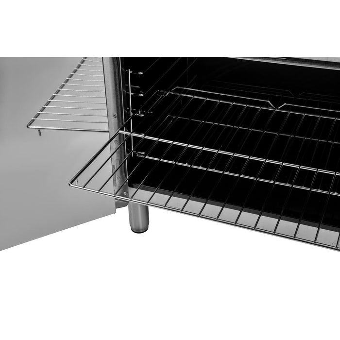 Falcon 6 Burner Dominator Plus Oven Range G3101 Propane Gas with Feet Falcon