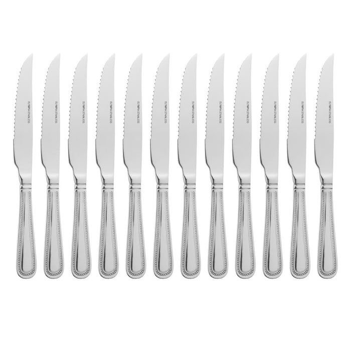 Olympia Bead Steak Knives (12 Pack) Olympia