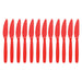 Olympia Kristallon Polypropylene Knives Red (12 Pack) Olympia