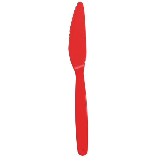 Olympia Kristallon Polypropylene Knives Red (12 Pack) Olympia