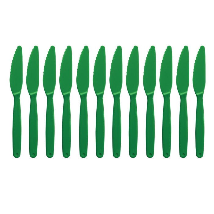 Olympia Kristallon Polypropylene Knife Green (12 Pack) Olympia