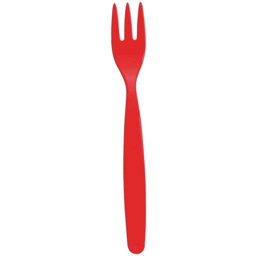 Olympia Kristallon Polypropylene Forks Red (12 Pack) Olympia
