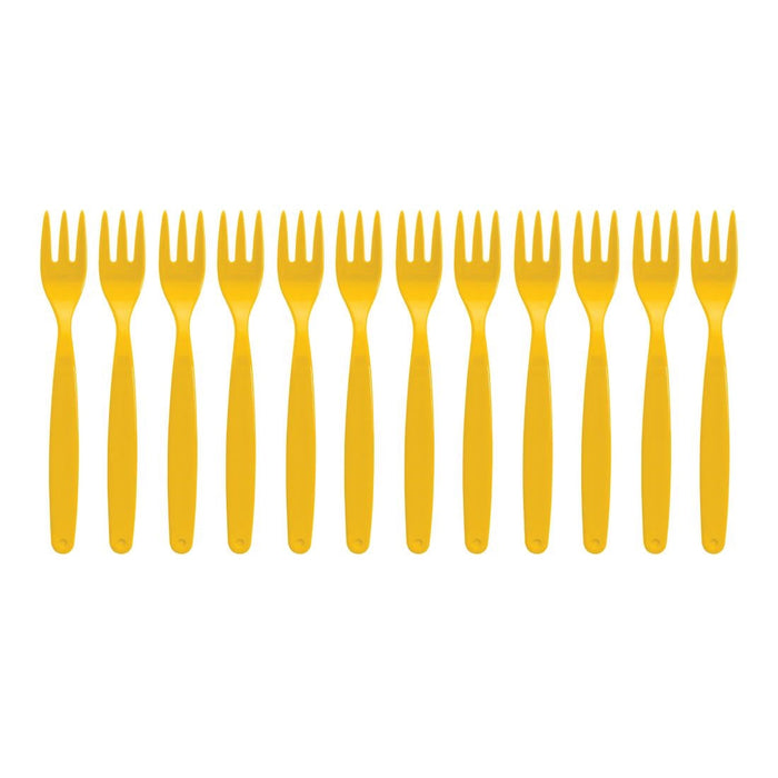 Olympia Kristallon Polypropylene Forks Yellow (12 Pack) Olympia
