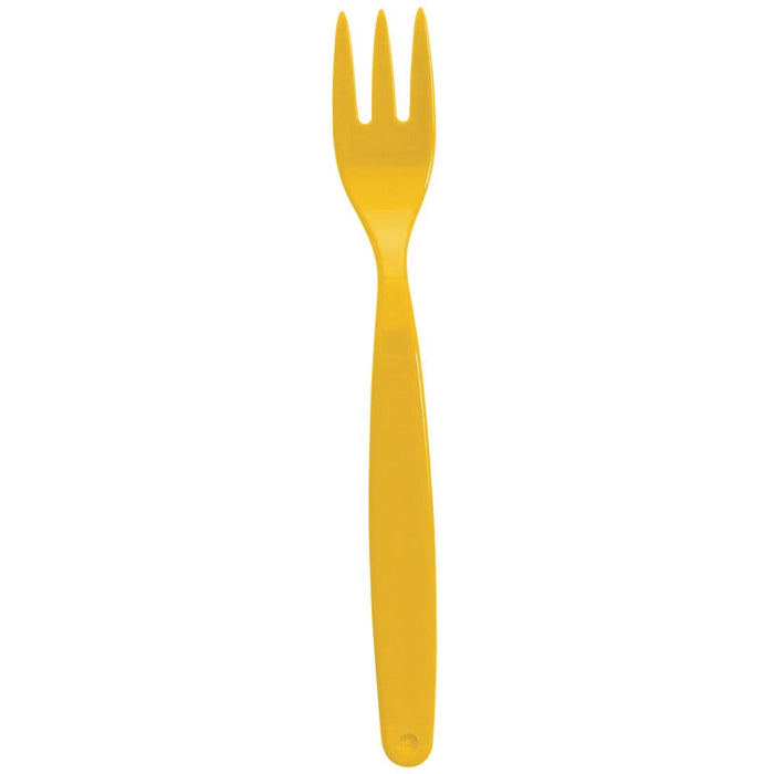 Olympia Kristallon Polypropylene Forks Yellow (12 Pack) Olympia