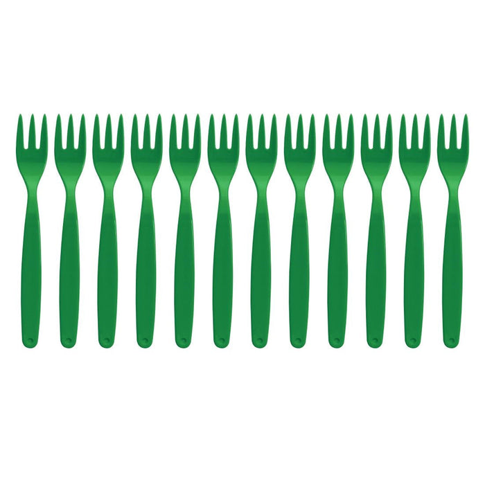 Olympia Kristallon Polypropylene Forks Green (12 Pack) Olympia