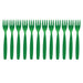Olympia Kristallon Polypropylene Forks Green (12 Pack) Olympia