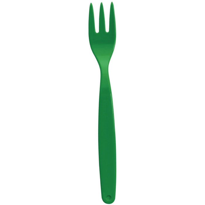 Olympia Kristallon Polypropylene Forks Green (12 Pack) Olympia