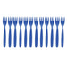 Olympia Kristallon Polypropylene Forks Blue (12 Pack) Olympia