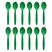 Olympia Kristallon Polypropylene Spoons Green (12 Pack) Olympia