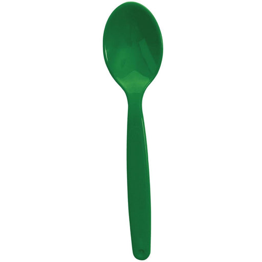 Olympia Kristallon Polypropylene Spoons Green (12 Pack) Olympia