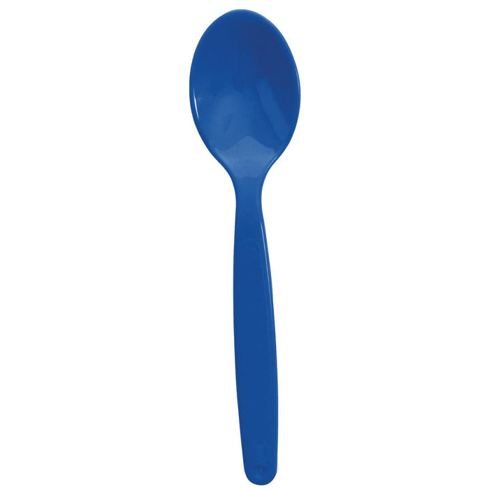 Olympia Kristallon Polypropylene Spoons Blue (12 Pack) Olympia