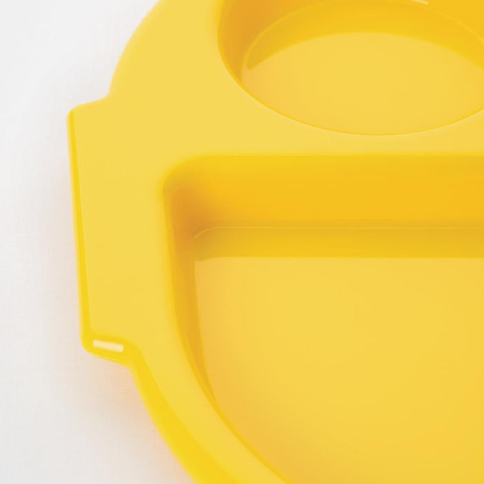 Olympia Kristallon Small Polypropylene Compartment Food Trays Yellow 321mm Olympia