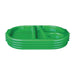 Olympia Kristallon Small Polypropylene Compartment Food Trays Green 321mm Olympia