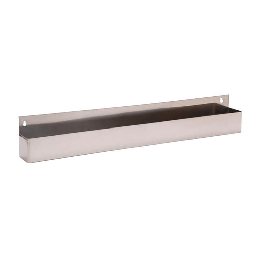 155(H) x 108(W) x 1070(D)mm. 42" wide rail. Stainless steel.