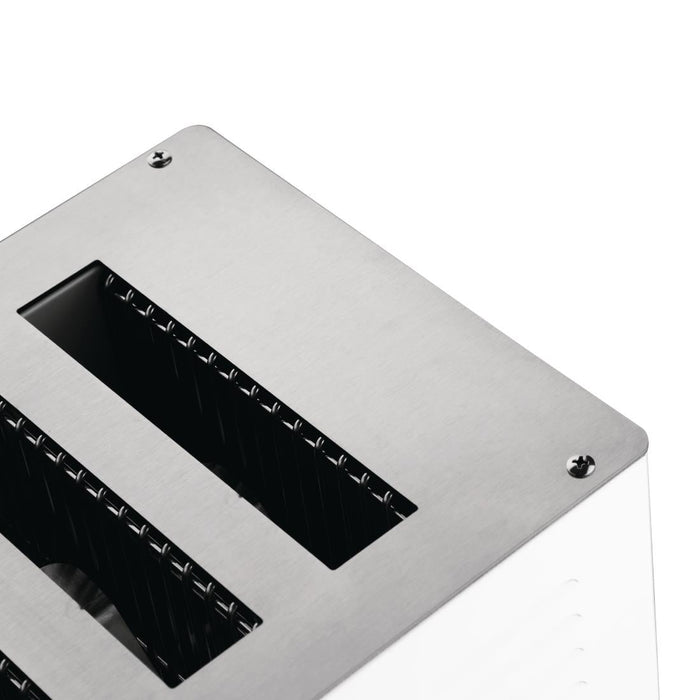 Rowlett Regent 6 Slot Toaster White with 2x Additional Elements Rowlett