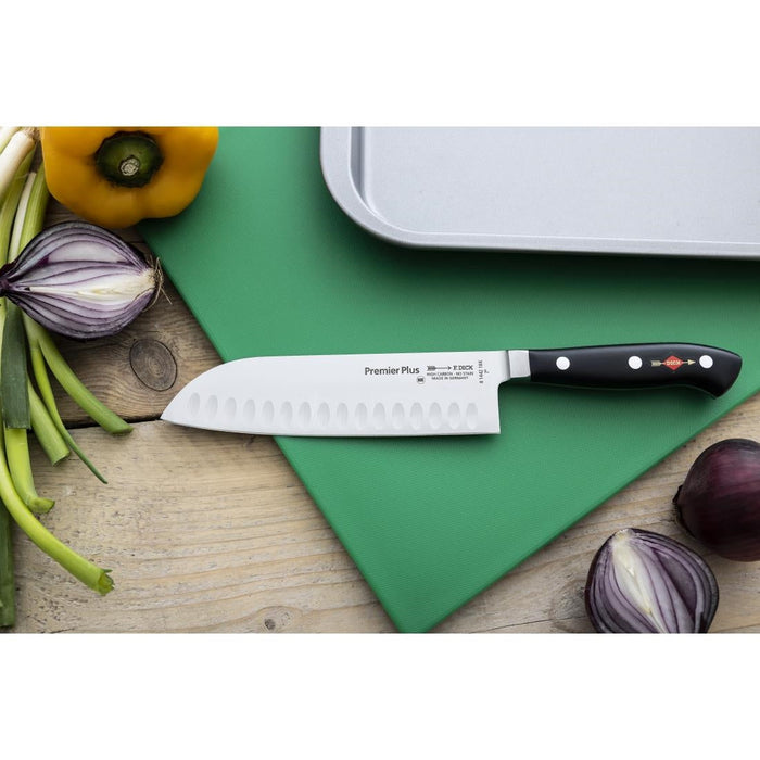 Dick Premier Plus Santoku Knife Black 17.8cm Dick