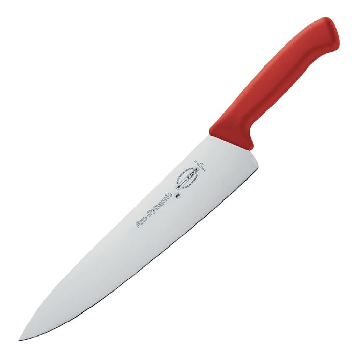 Blade Length: 10". Weight: 230g. Red for raw meat