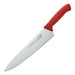 Blade Length: 10". Weight: 230g. Red for raw meat