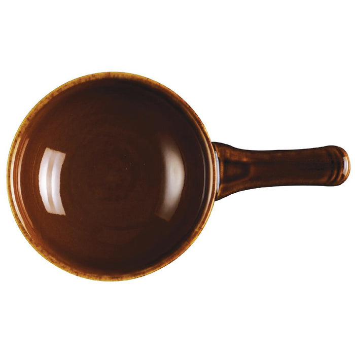 230mm/ 9". 370ml. Rustic Brown. Pack quantity: 6.
