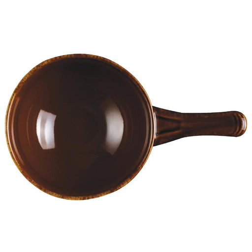 245mm/ 9 3/4". 570ml. Rustic brown. Pack quantity: 6.