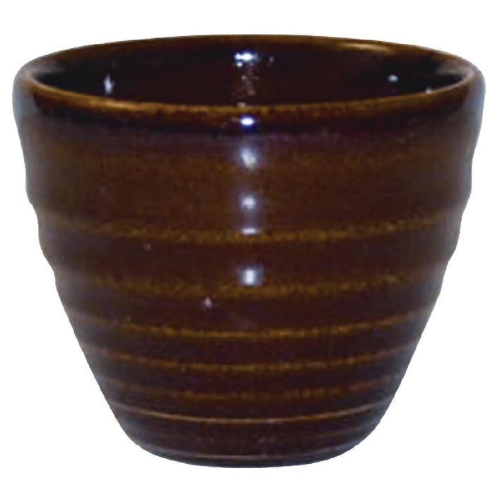 70mm/ 2 3/4". 114ml. Brown. Pack quantity: 12.