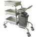 Material: Mild steel. Size: 1037(H) x 1095(W) x 475(D)mm. Capacity: 120kg