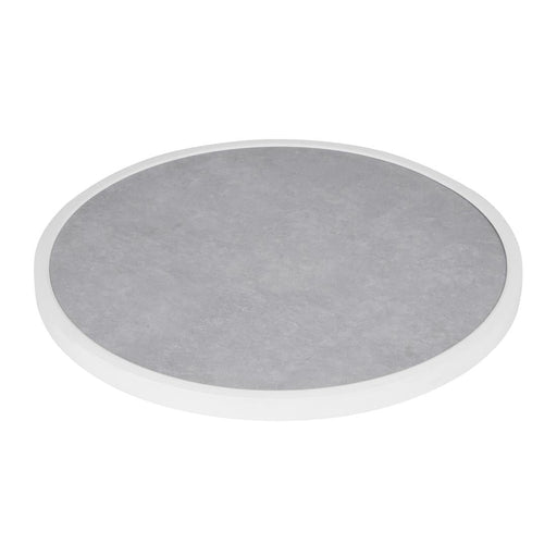 Bolero Fibre Glass Round Table Top Grey Stone Effect 580mm Bolero