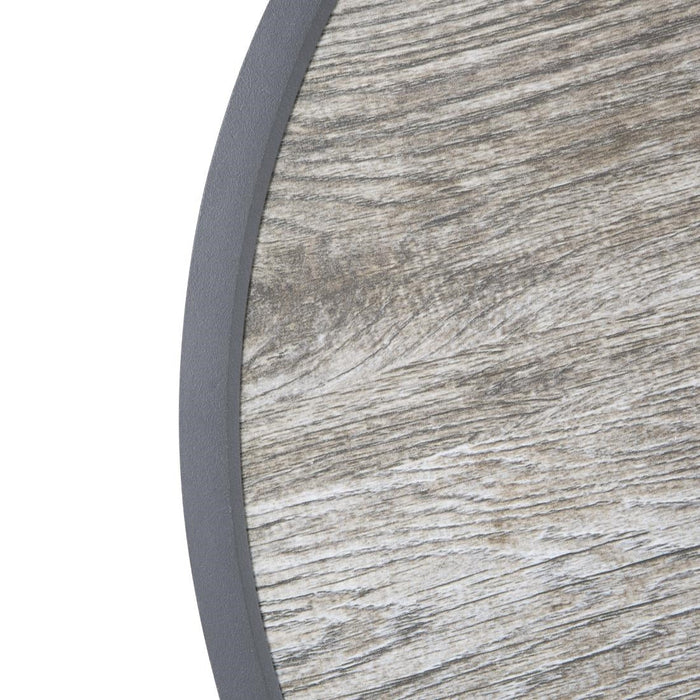 Bolero Fibre Glass Round Table Top Wood Effect 580mm Bolero
