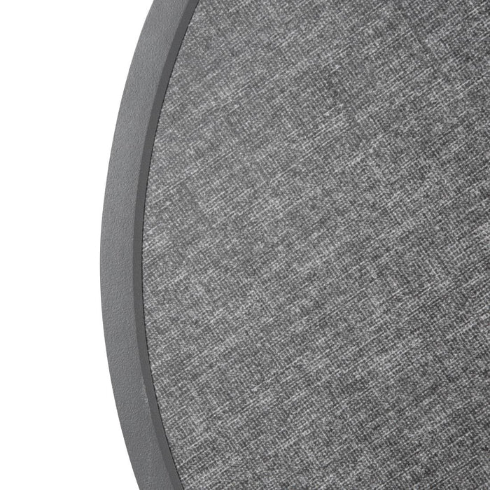 Bolero Fibre Glass Round Table Top Brushed Black 580mm Bolero