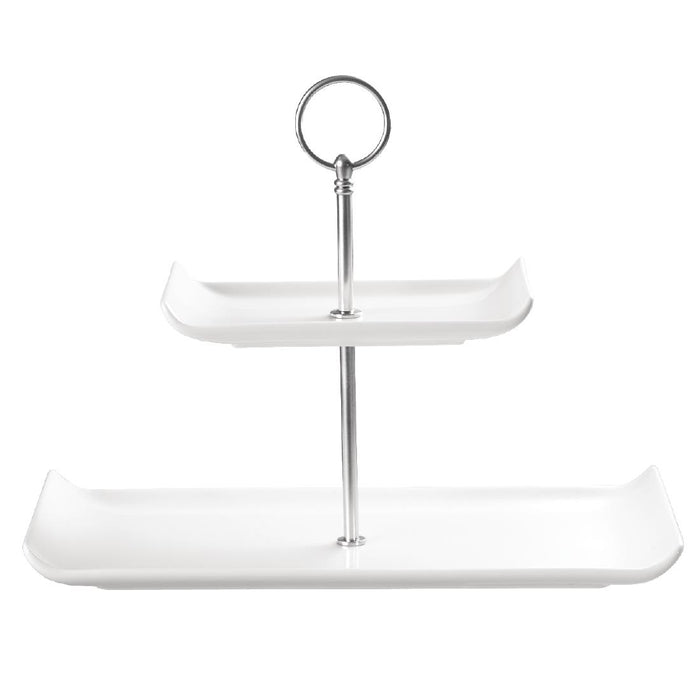 220mm(H). Colour: White & Silver