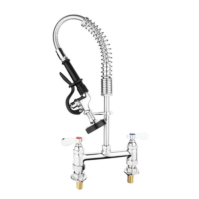 Vogue Twin Pedestal Mini Pre-Rinsers Vogue