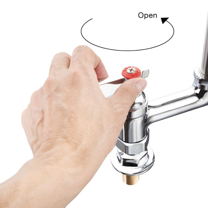 Vogue Twin Pedestal Mini Pre-Rinsers Vogue