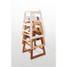 Bolero Wooden High Chair Antique White Finish Bolero