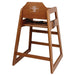 Bolero Wooden Highchair Dark Wood Finish Bolero