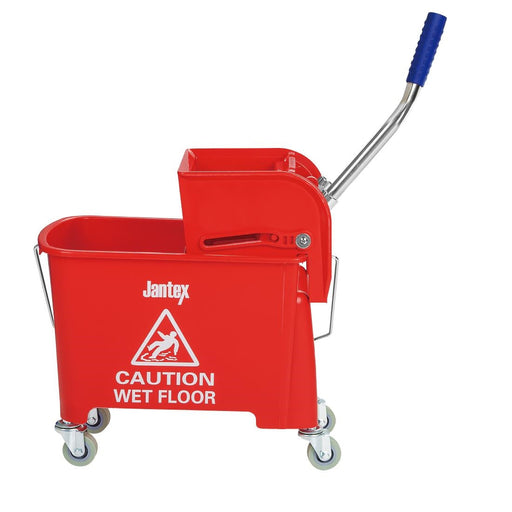 Jantex Kentucky Red Mop Bucket and Wringer 20Ltr Jantex