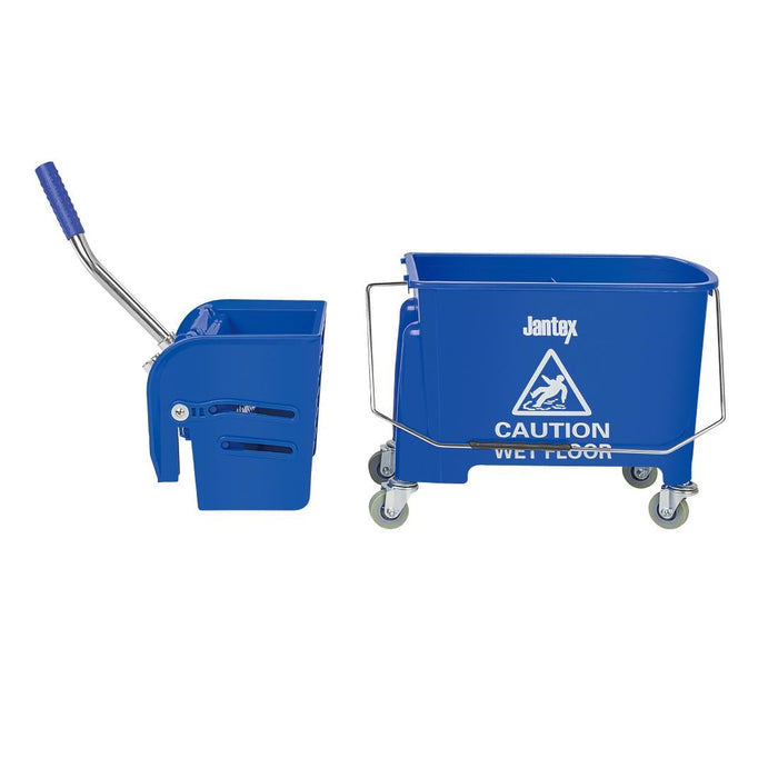 Jantex Kentucky Mop Bucket and Wringer 20Ltr Blue Jantex
